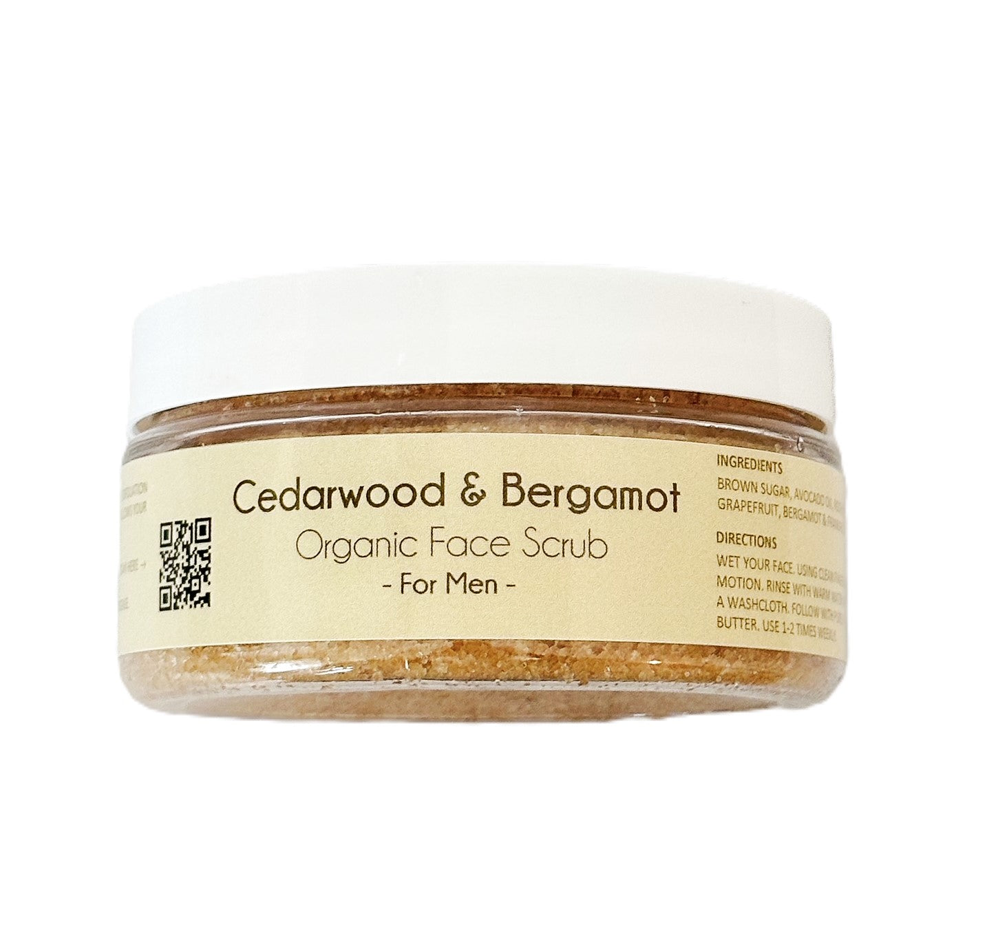 Cedarwood & Bergamot Face Scrub