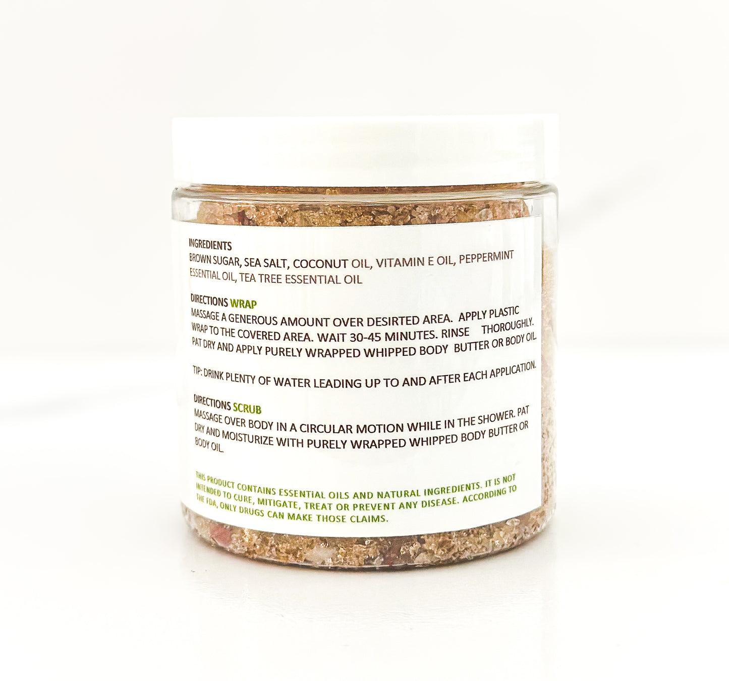 Peppermint Body Wrap & Exfoliating Scrub