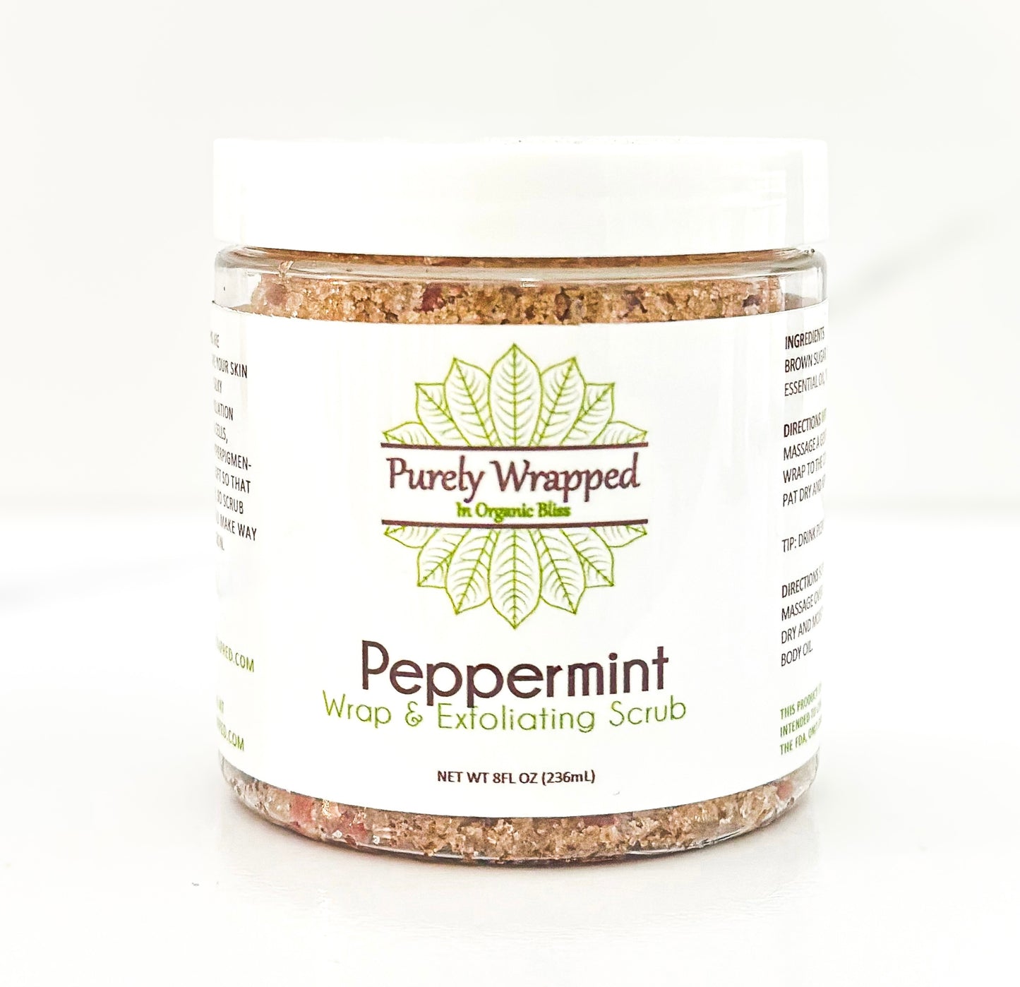 Peppermint Body Wrap & Exfoliating Scrub