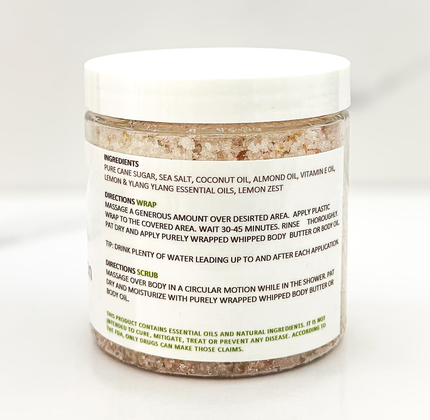 Coconut Lemon Body Wrap & Exfoliating Scrub