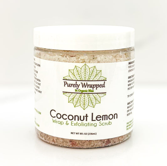 Coconut Lemon Body Wrap & Exfoliating Scrub