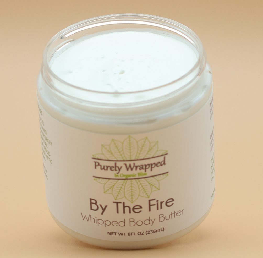 By The Fire Whipped Body Butter - Open Jar