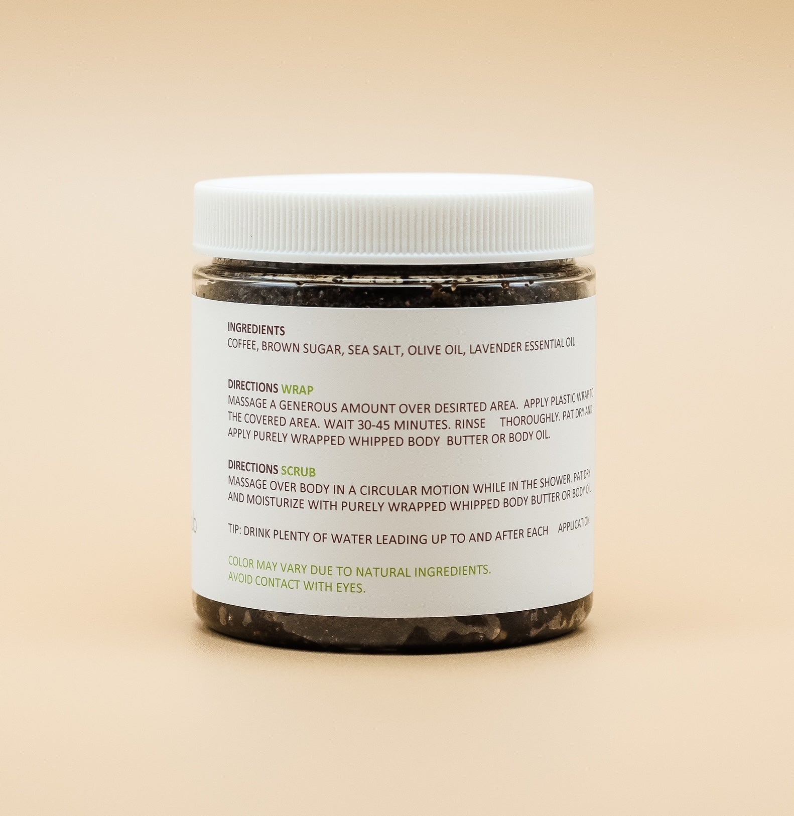 Coffee Body Wrap & Exfoliating Scrub