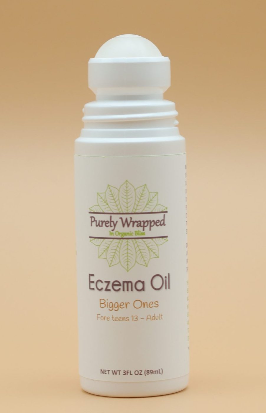 Eczema Oil Bigger Ones - Open Bottle