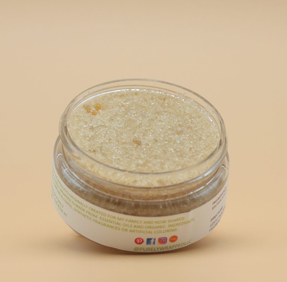 Peppermint Lip Scrub - Open Jar