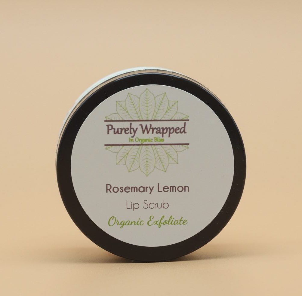Rosemary Lemon Lip Scrub - Jar Lid